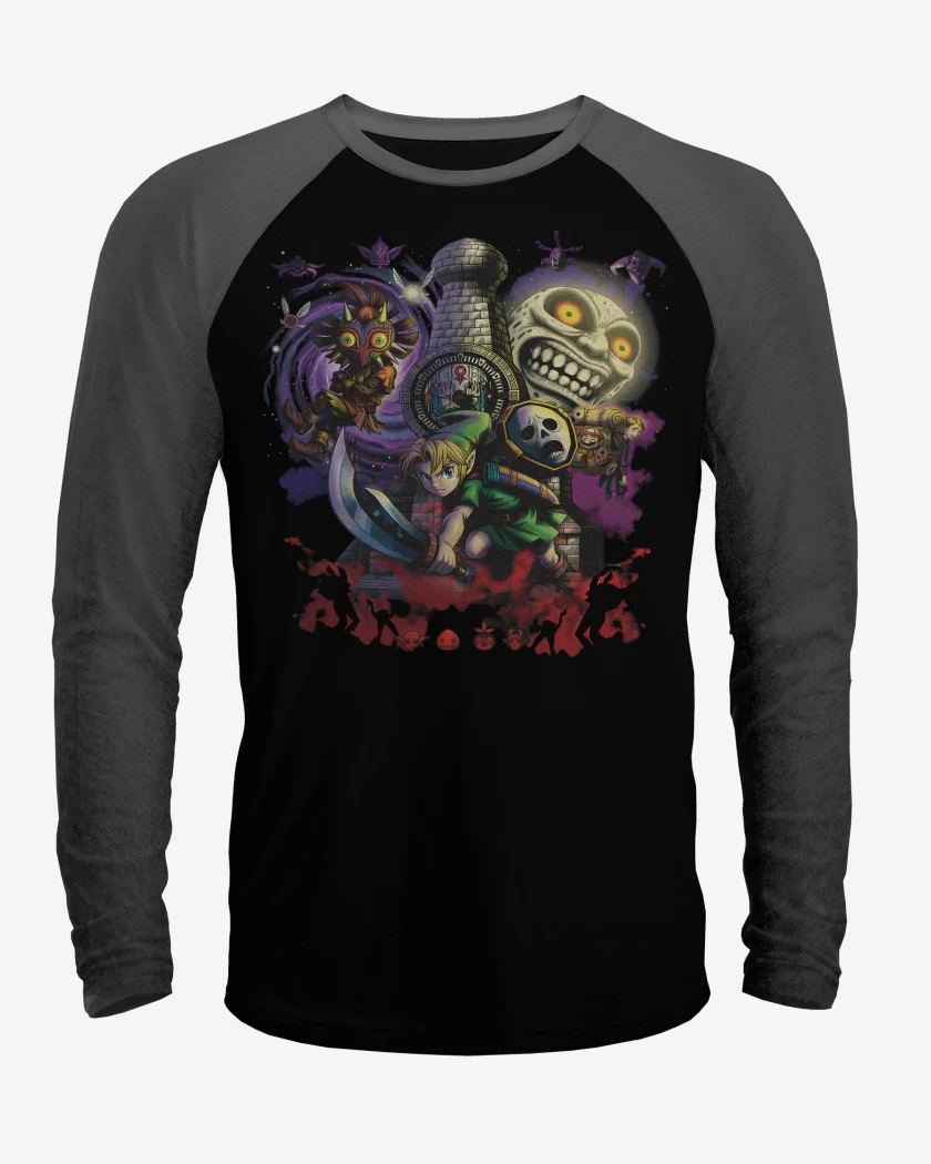 Polera Raglan Zeldito majoras mask