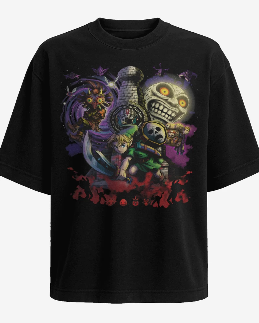 Polera Oversize Negro de Zeldito majoras mask