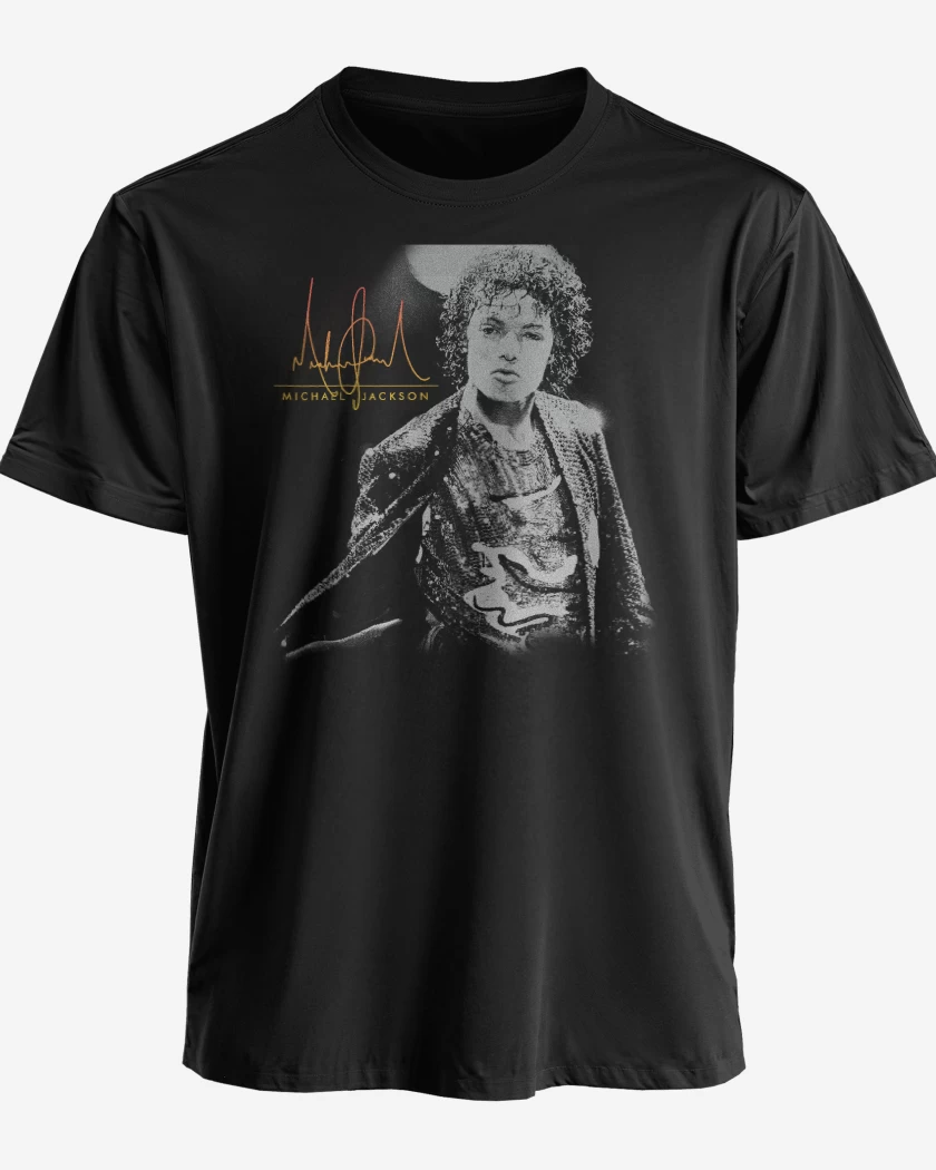 Polera premium Negro de King of pop