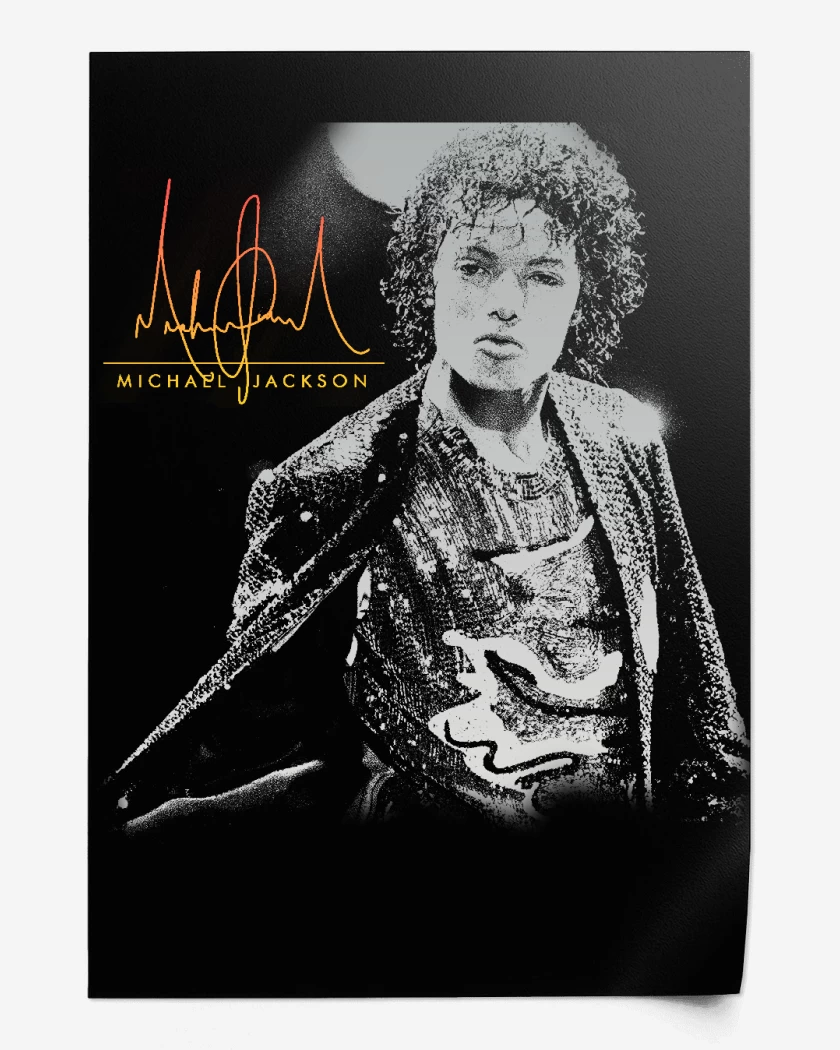 Print King of pop