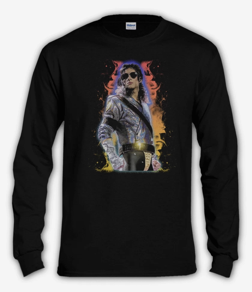 Polera manga larga Michael King of Pop