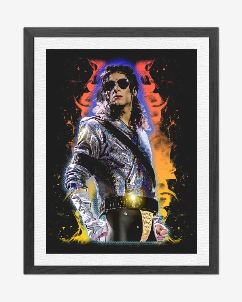 Cuadro decorativo Negro de Michael King of Pop