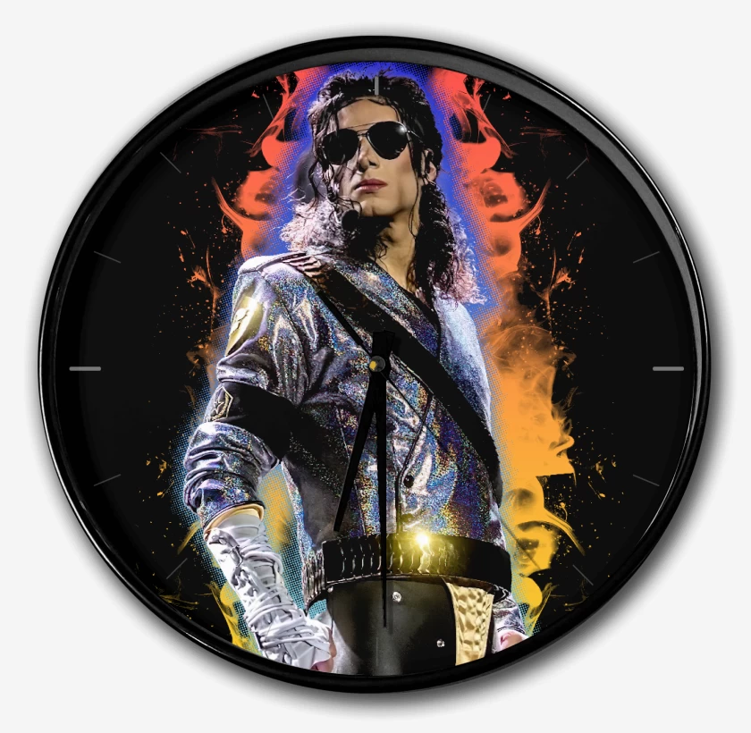 Reloj Negro de Michael King of Pop