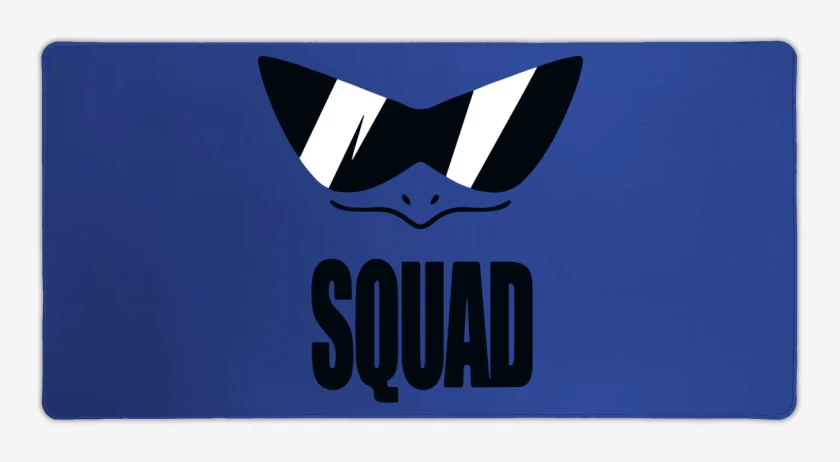 Mouse pad Gamer Azul Rey de Squad