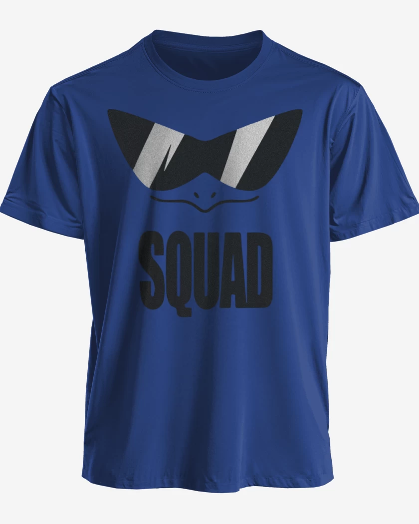 Polera Azul Rey de Squad