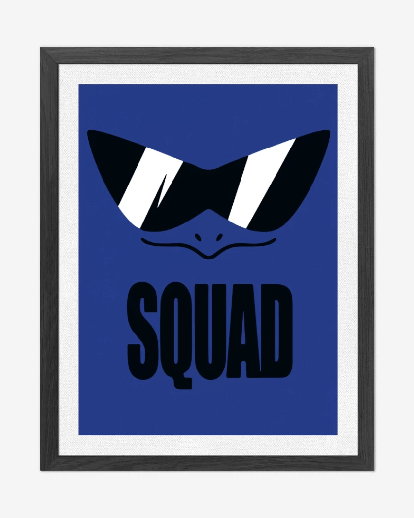 Cuadro decorativo Azul Rey de Squad