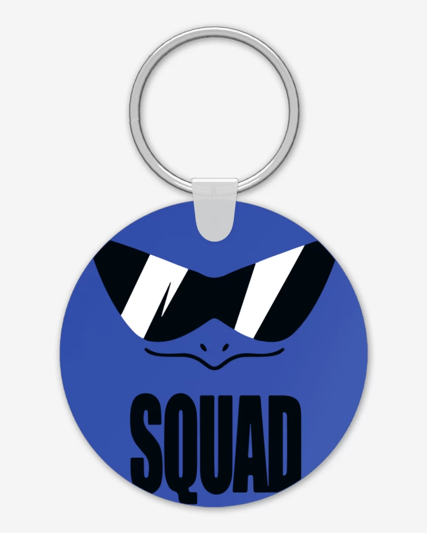 Llavero Azul Rey de Squad