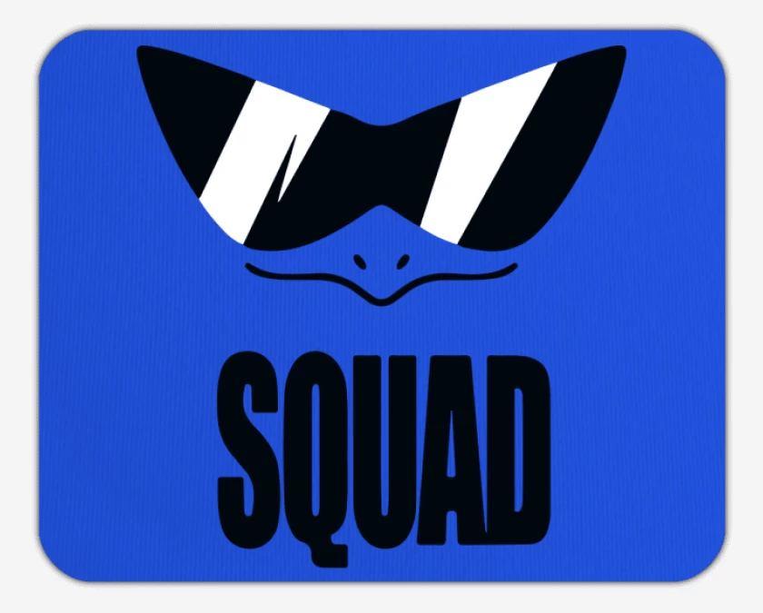 Mousepad Azul Rey de Squad