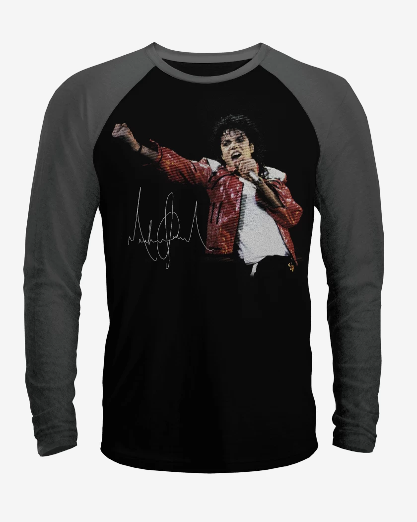 Polera Raglan Rey del pop