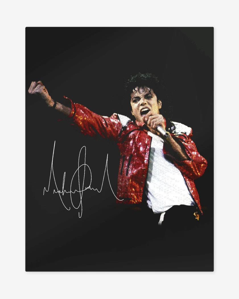 Print metalico Rey del pop