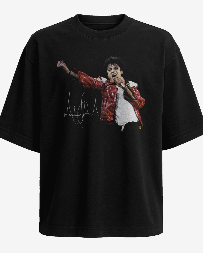 Polera Oversize Rey del pop