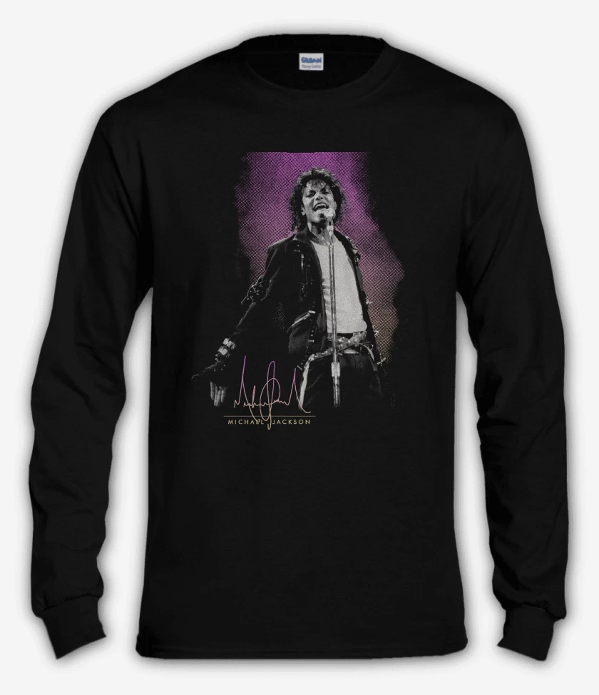 Polera manga larga King of Pop Michael