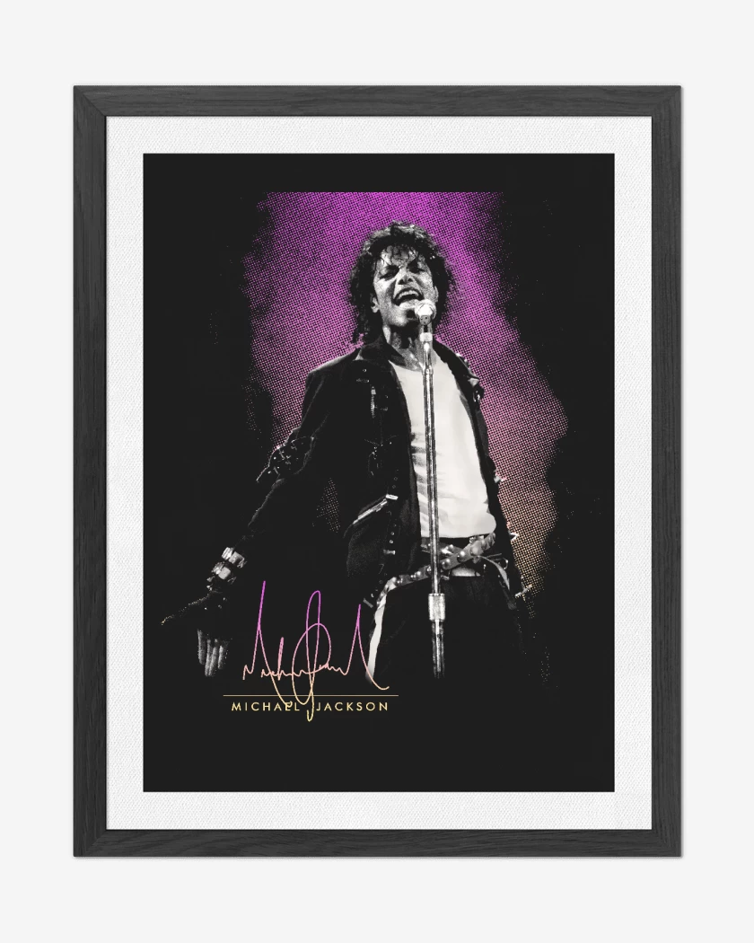 Cuadro decorativo King of Pop Michael