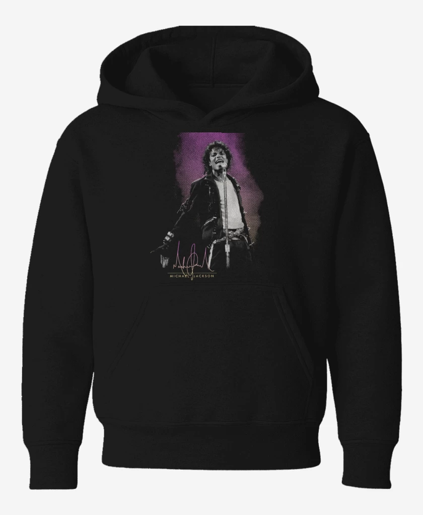 Poleron de niño Negro de King of Pop Michael
