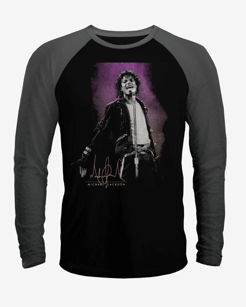 Polera Raglan King of Pop Michael
