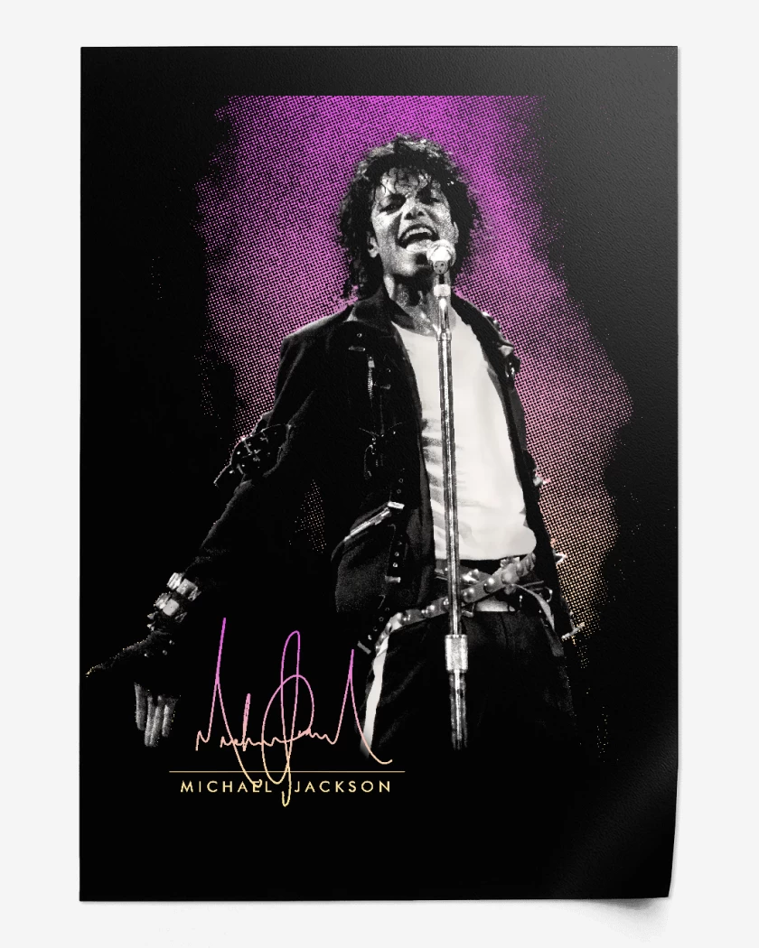Print King of Pop Michael