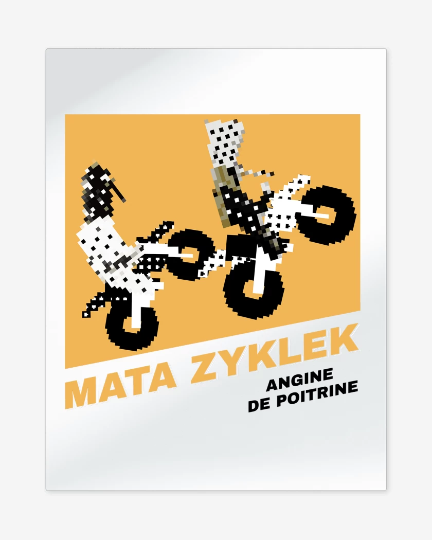 Print metalico Angine de Poitrine Mata Zyklek B