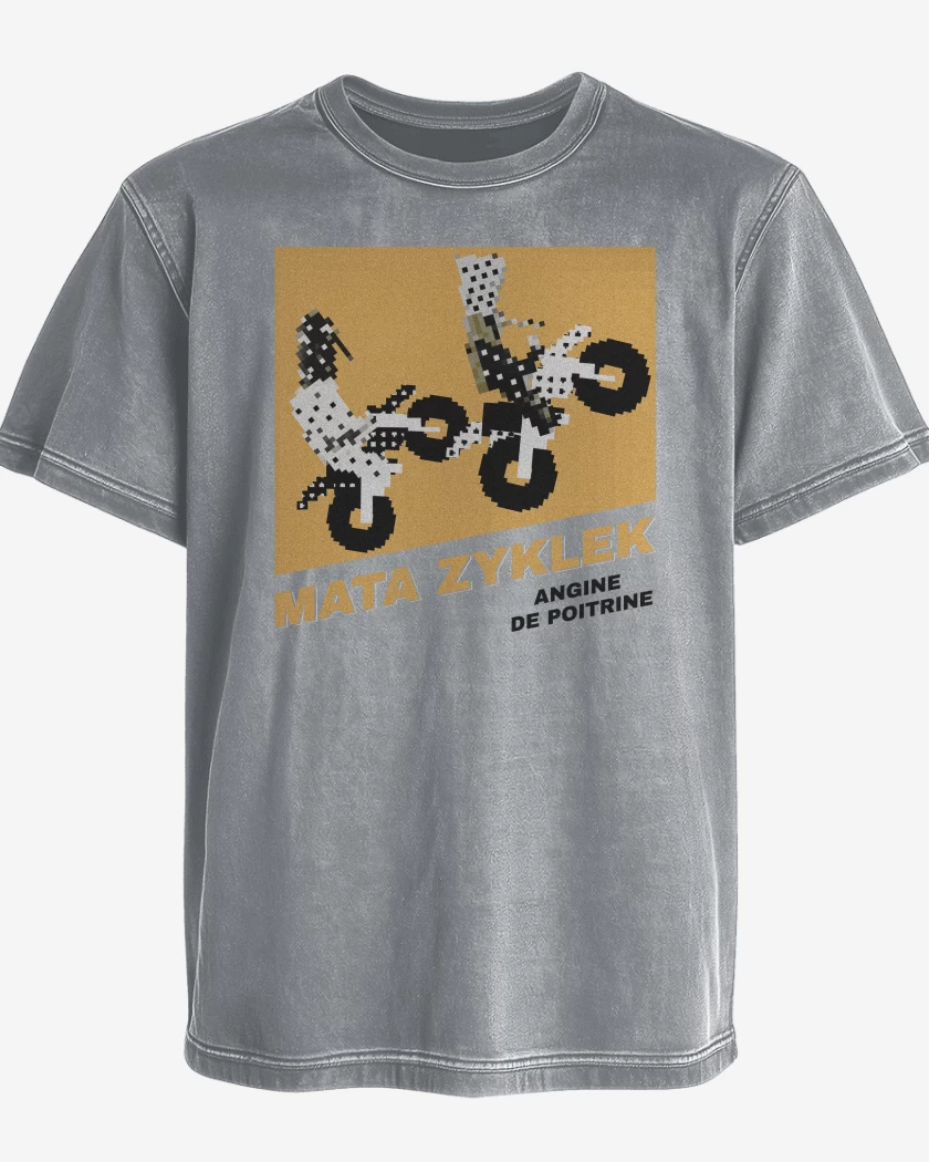Polera desgastada Angine de Poitrine Mata Zyklek B