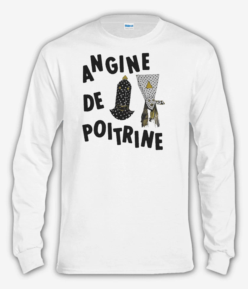 Polera manga larga Blanco de Angine