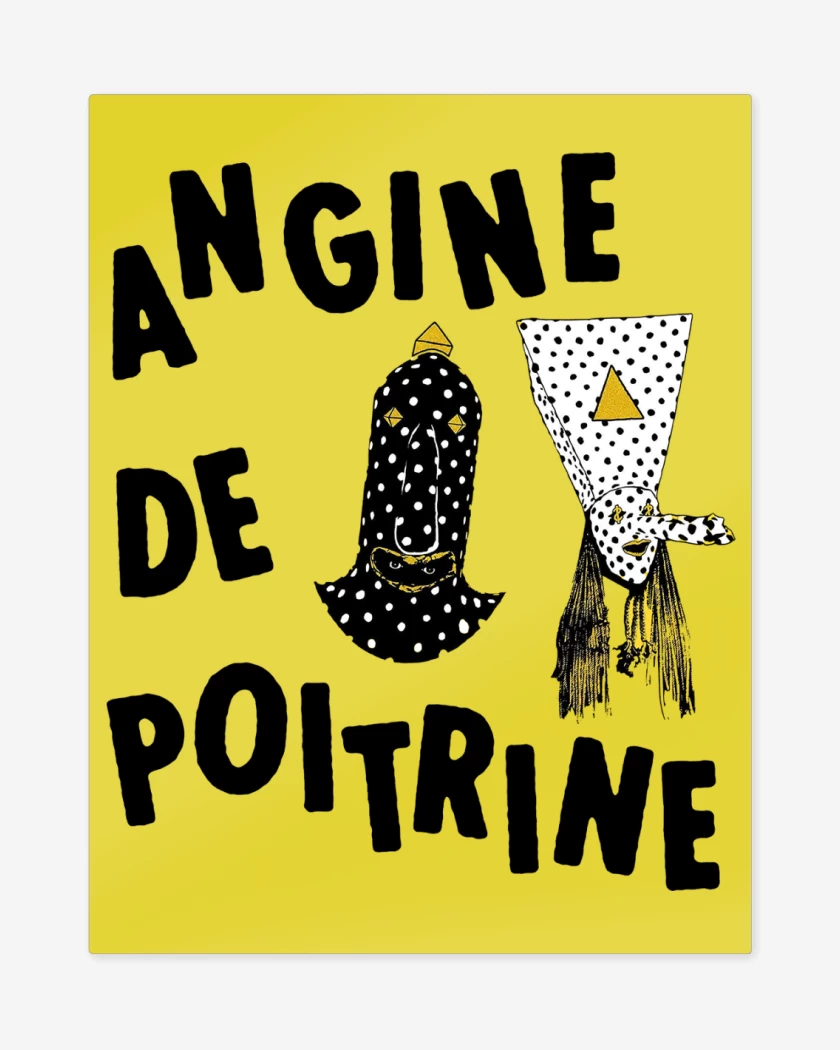 Print metalico Amarillo de Angine
