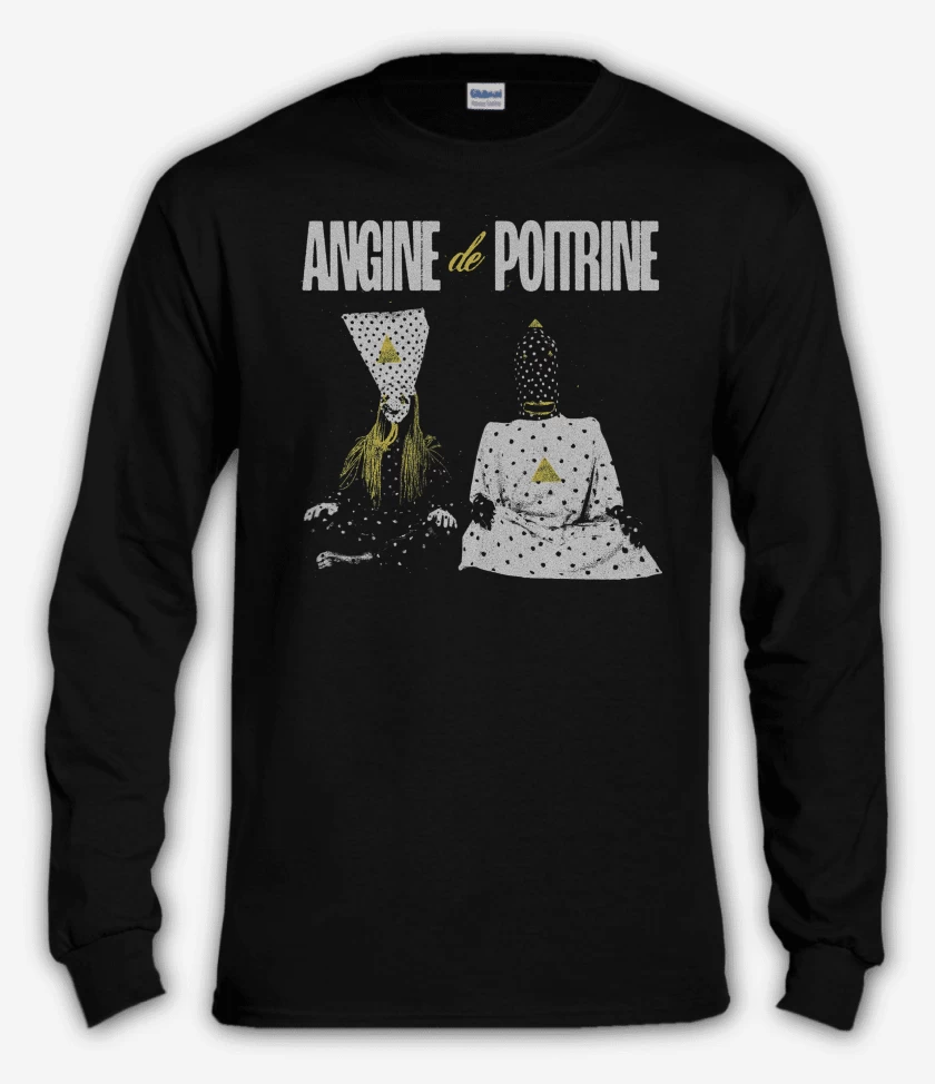 Polera manga larga Negro de Angine de Poitrine