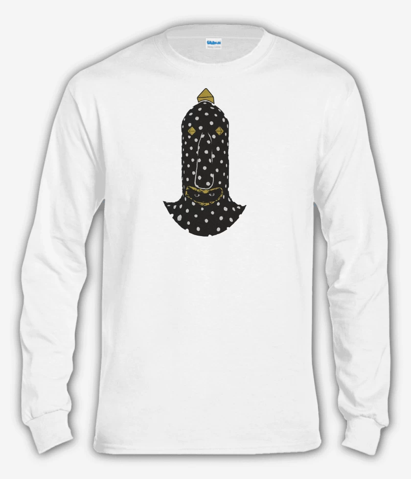 Polera manga larga Blanco de Angine de Poitrine Klek de Poitrine 