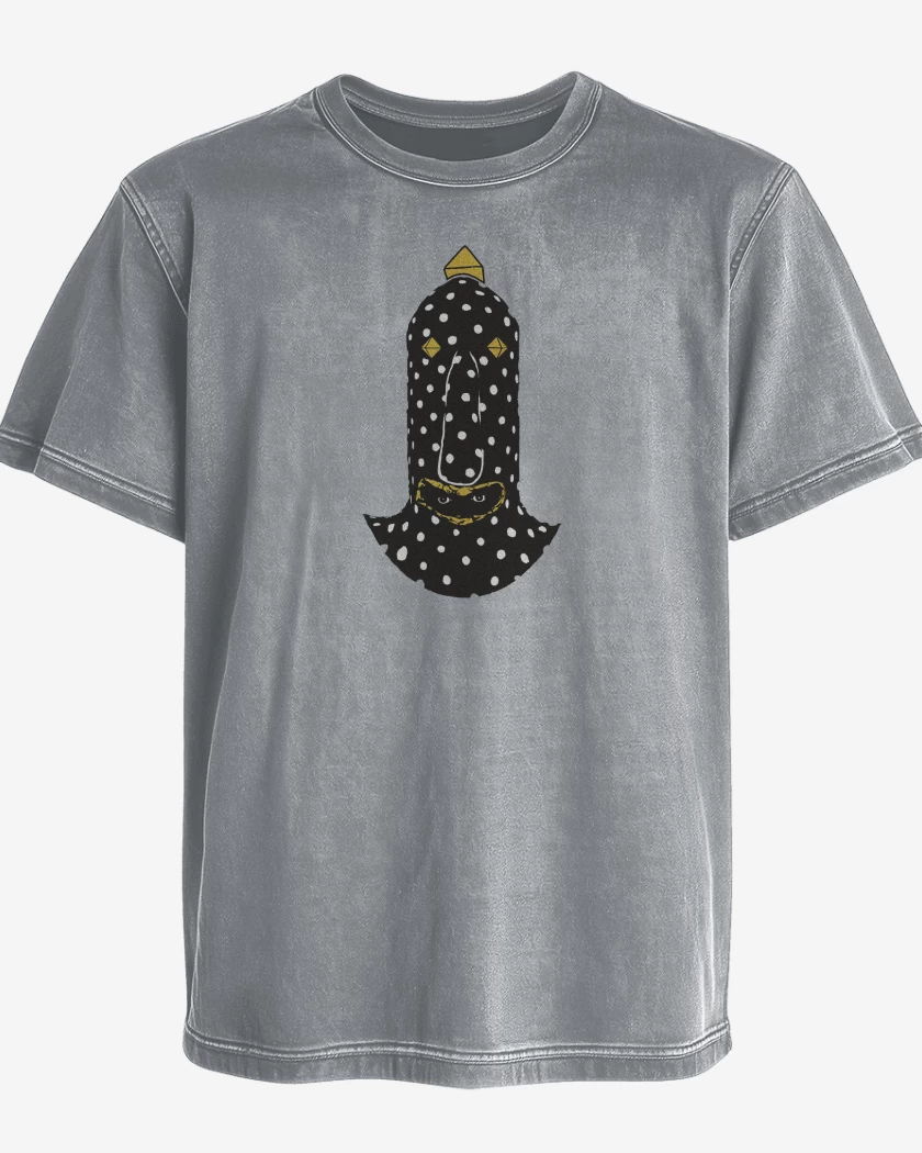 Polera desgastada Angine de Poitrine Klek de Poitrine 