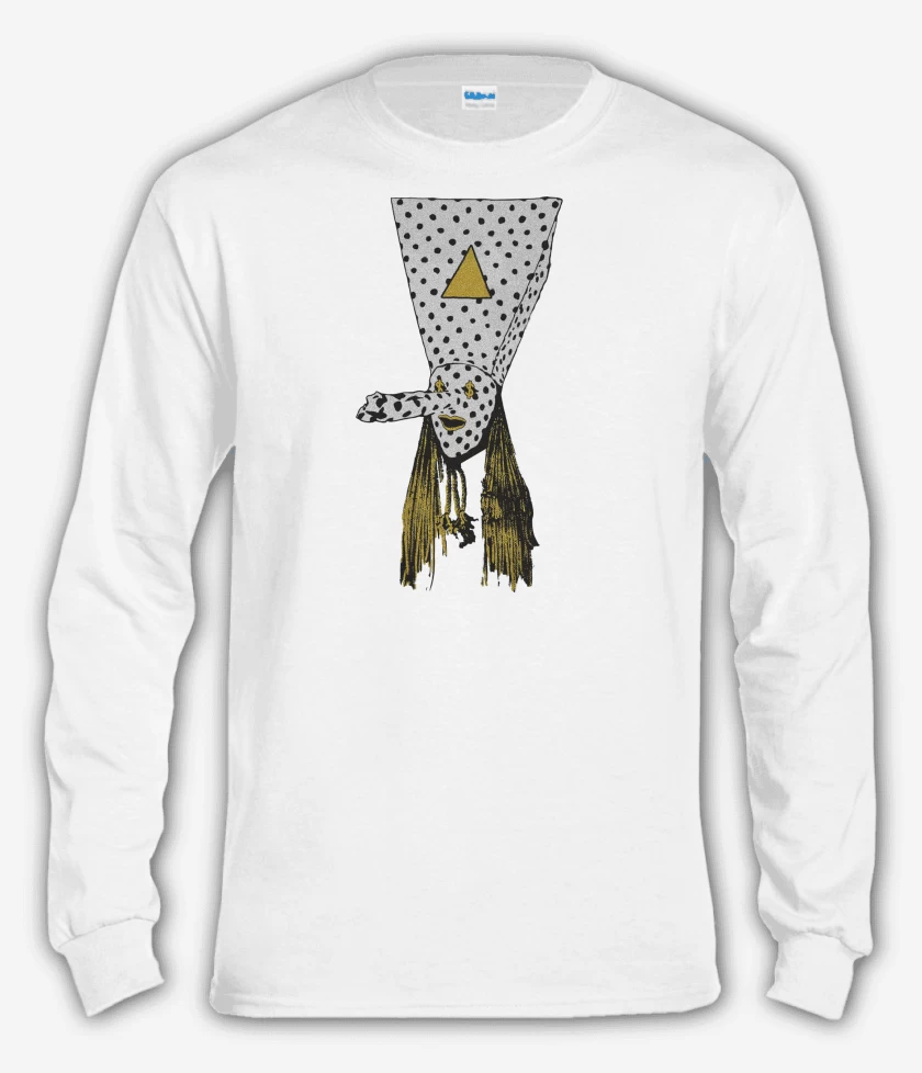 Polera manga larga Blanco de Angine de Poitrine Khn de Poitrine