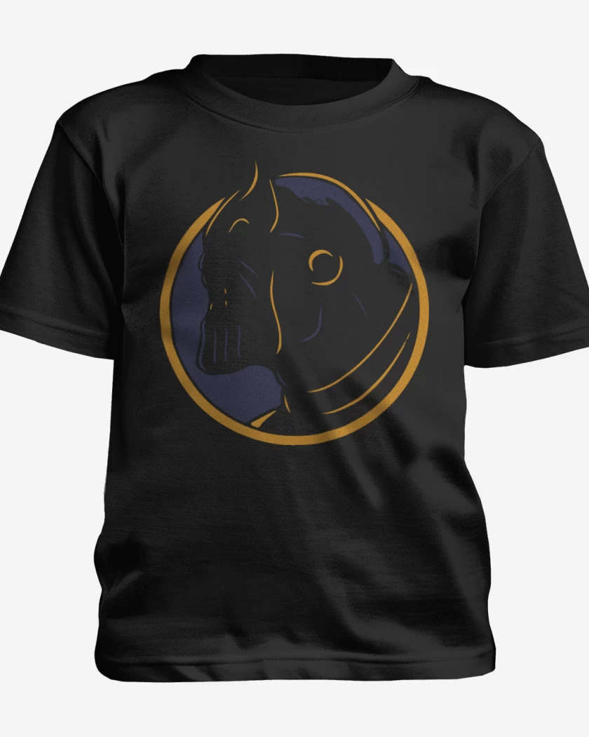 Polera de niño Negro de Thanos