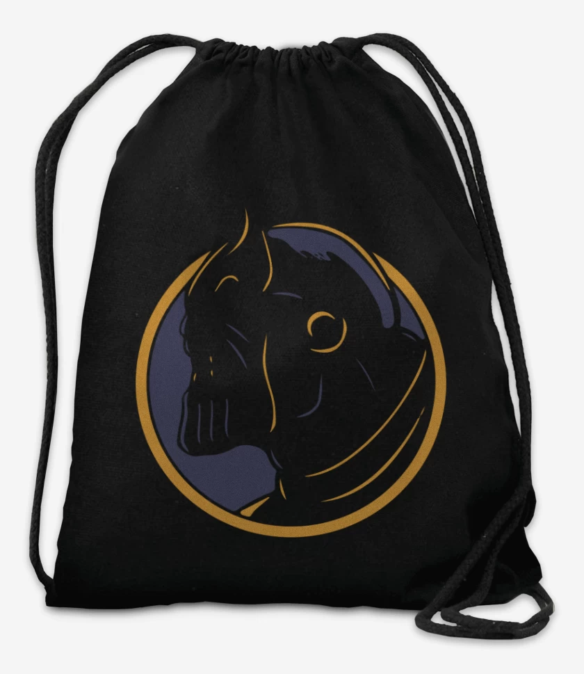 Mochila Negro de Thanos