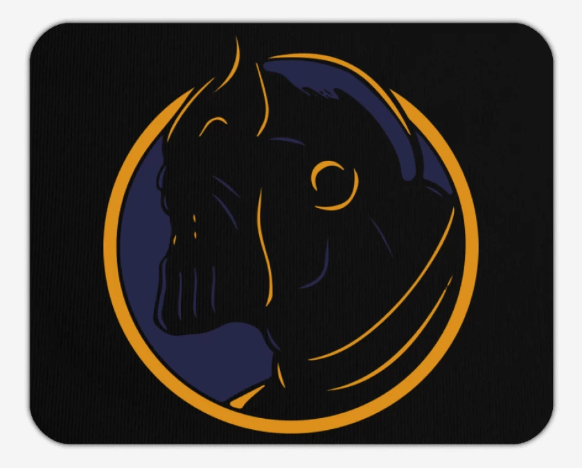 Mousepad Negro de Thanos