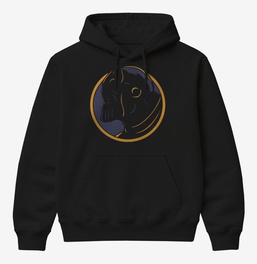 Poleron Canguro básico Negro de Thanos