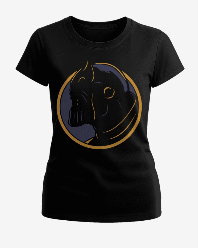 Polera de Mujer Negro de Thanos