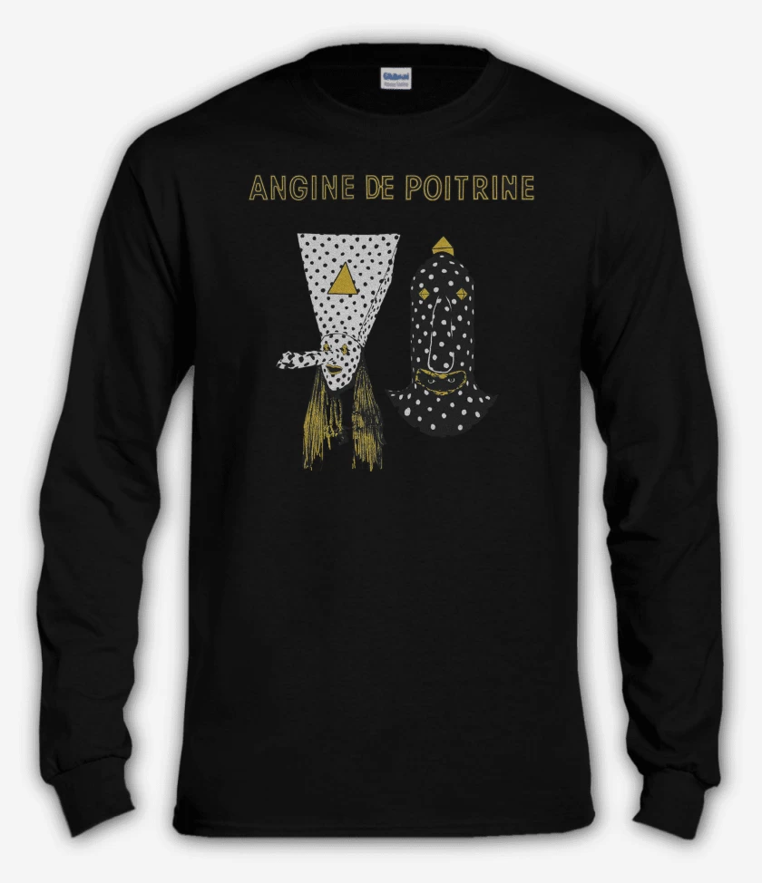 Polera manga larga Negro de Angine de Poitrine N