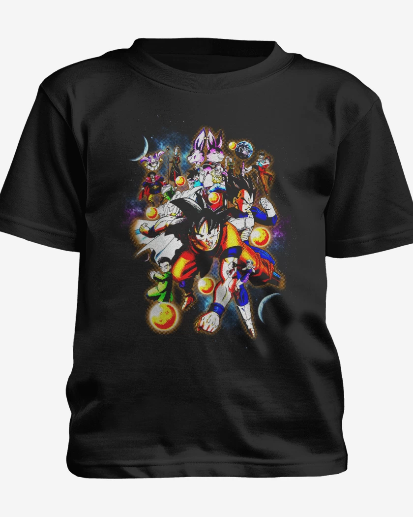 Polera de niño Goku and friends