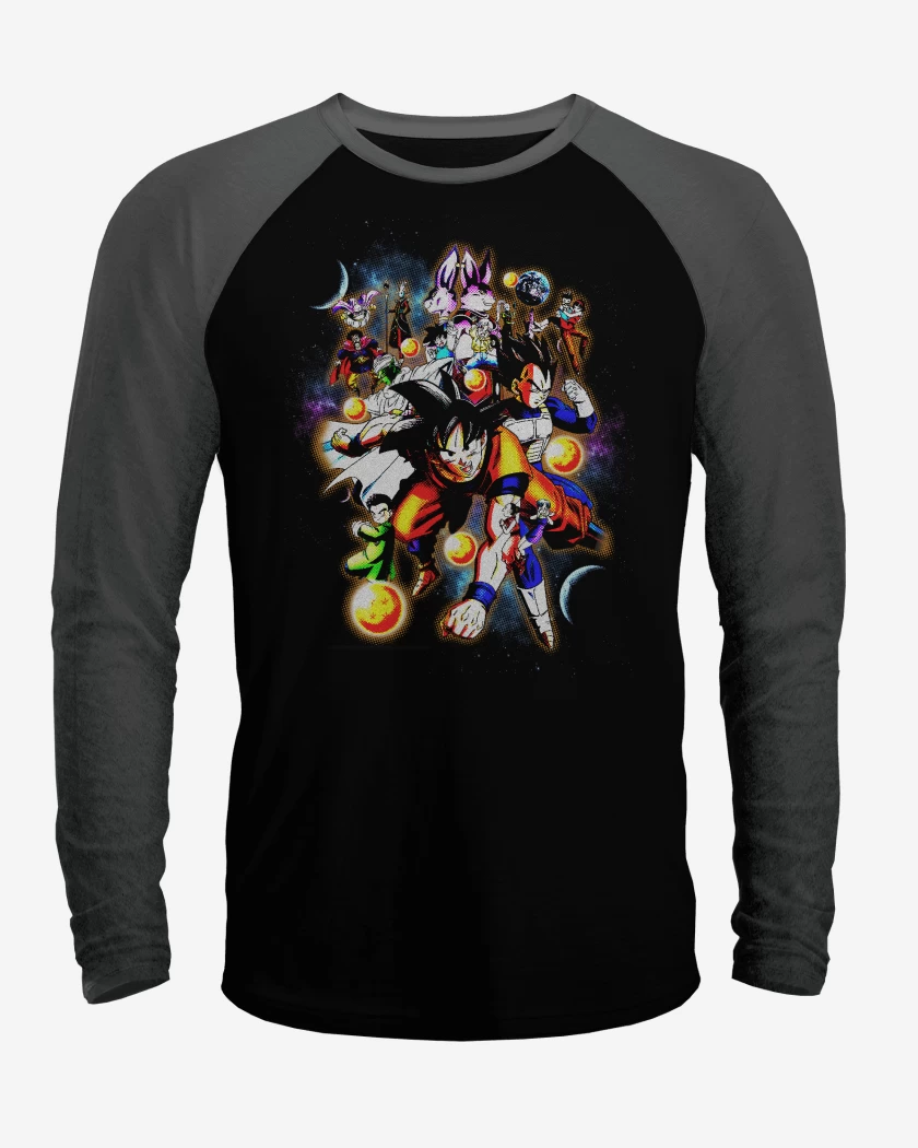 Polera Raglan Goku and friends