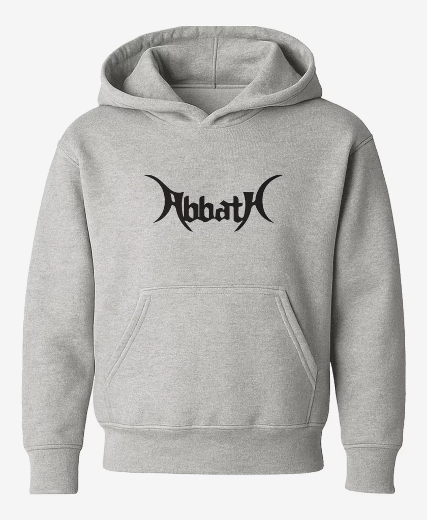 Poleron de niño Gris Melange de Abbath Logo N