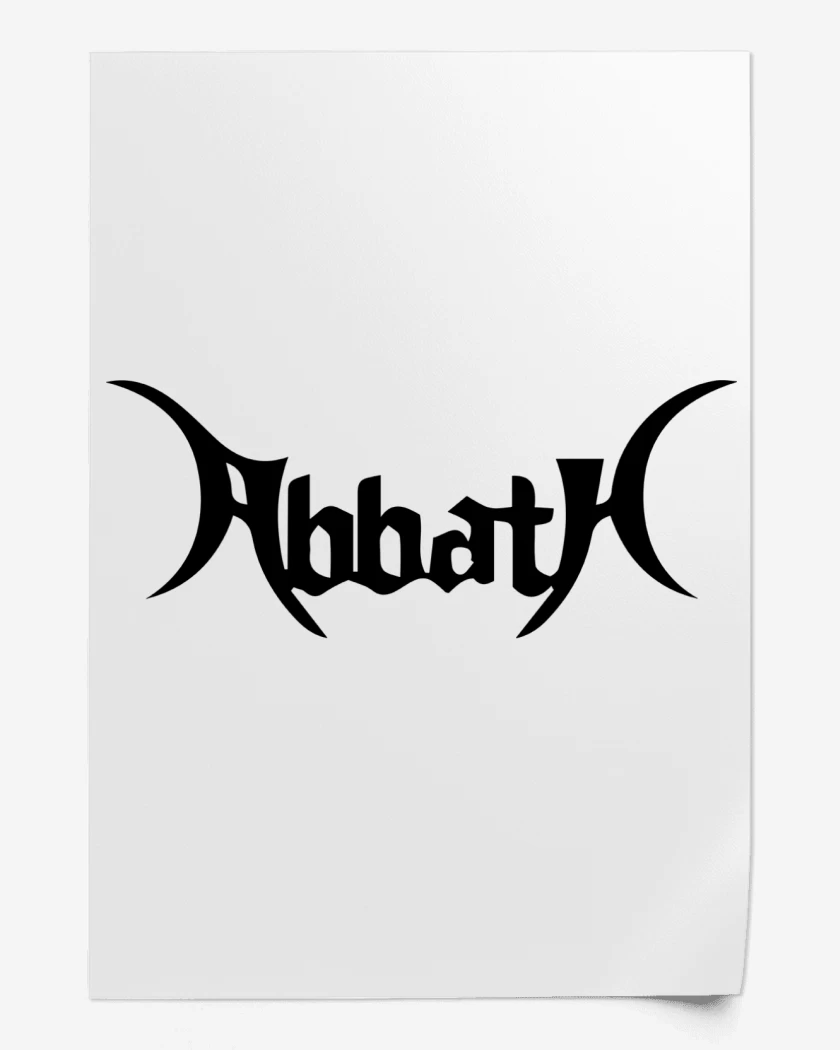 Print Abbath Logo N