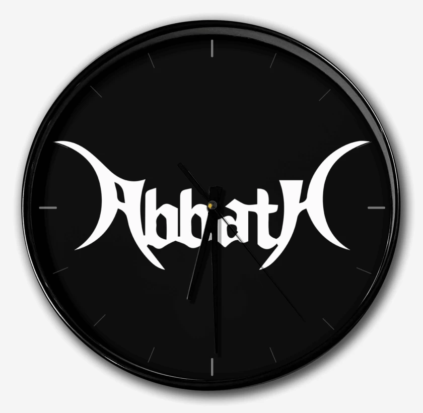 Reloj Negro de Abbath Logo