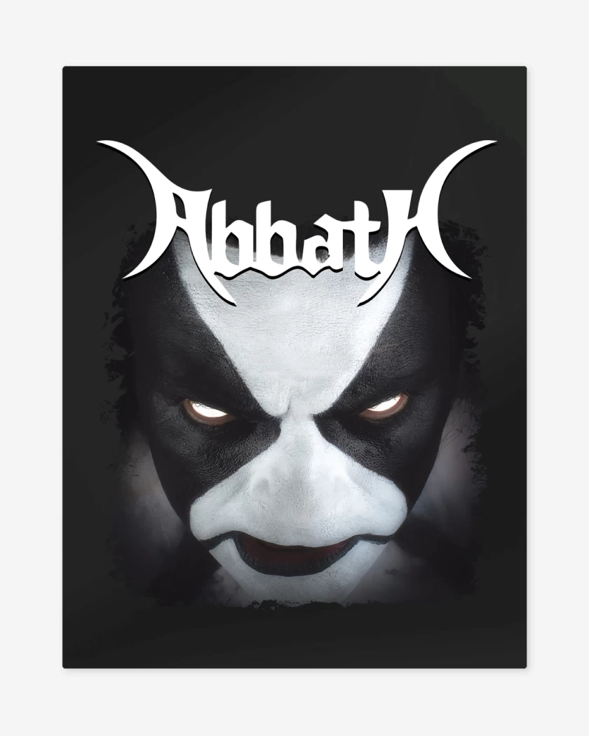 Print metalico Negro de Abbath Abbath
