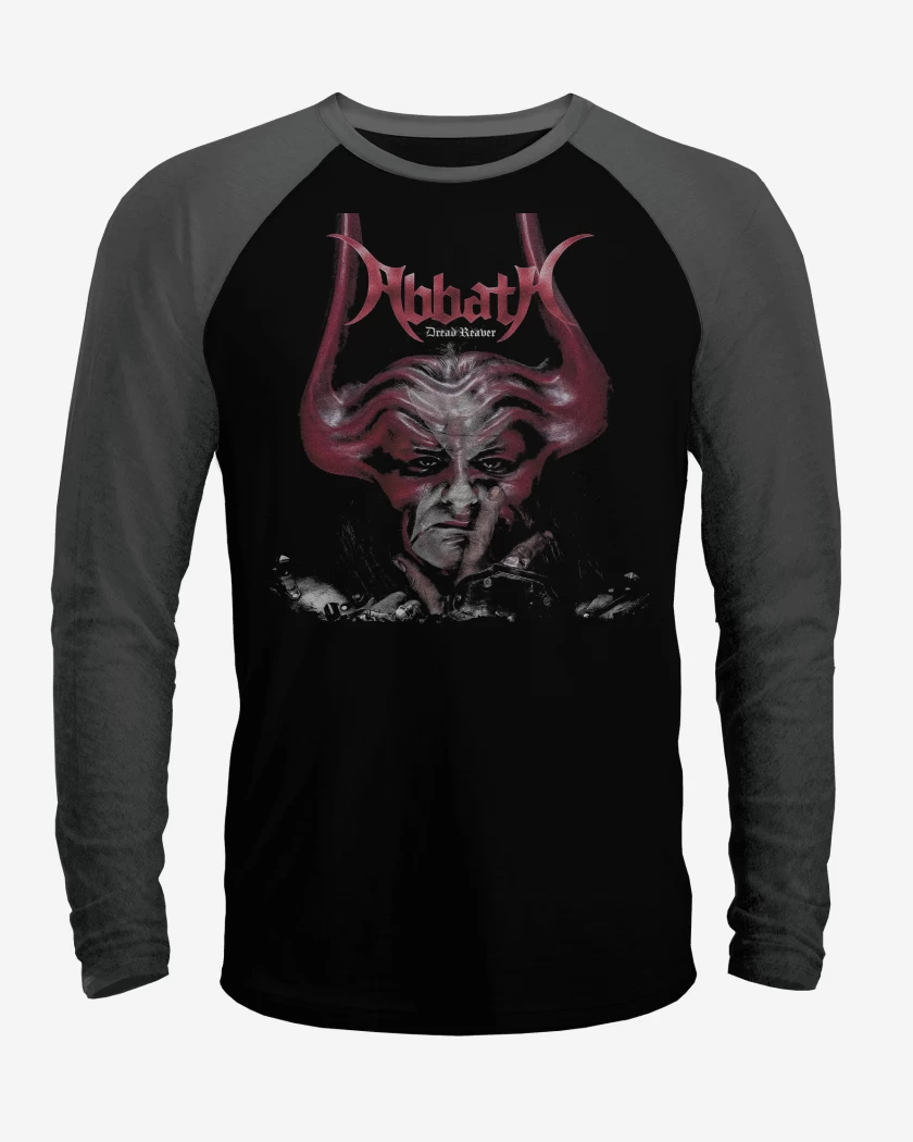 Polera Raglan Negro / Negro Heather de Abbath Dread Reaver