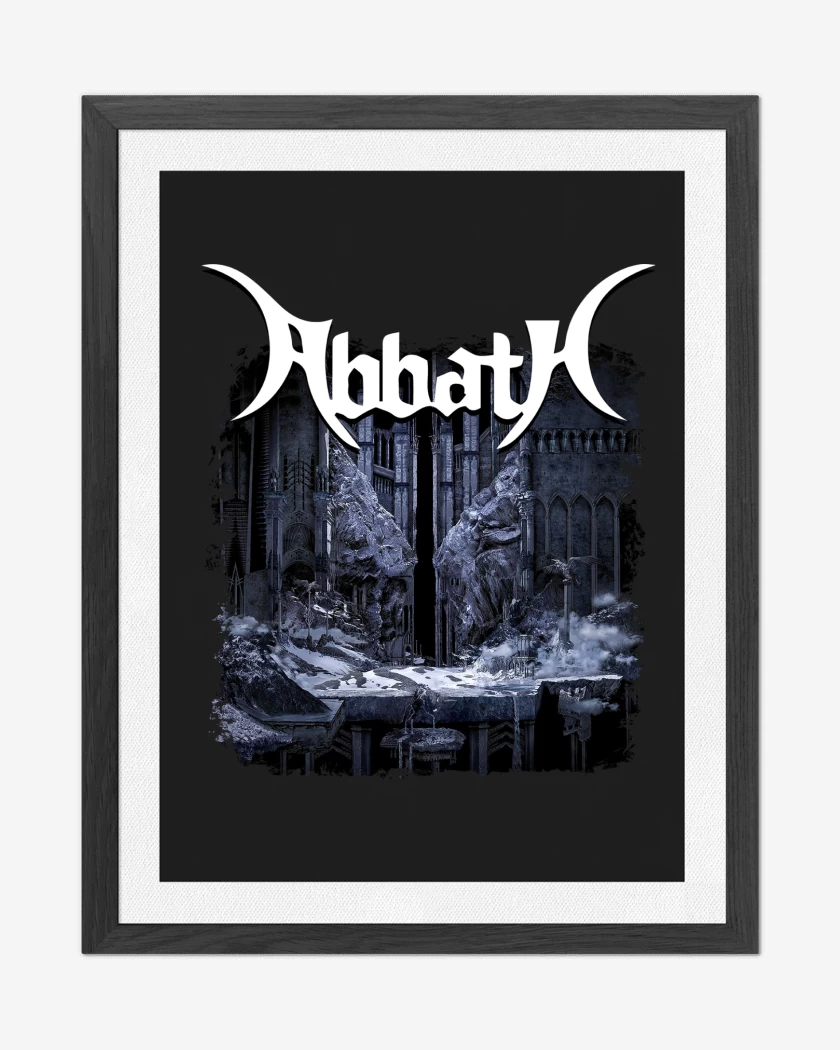 Cuadro decorativo Negro de Abbath Count the Dead