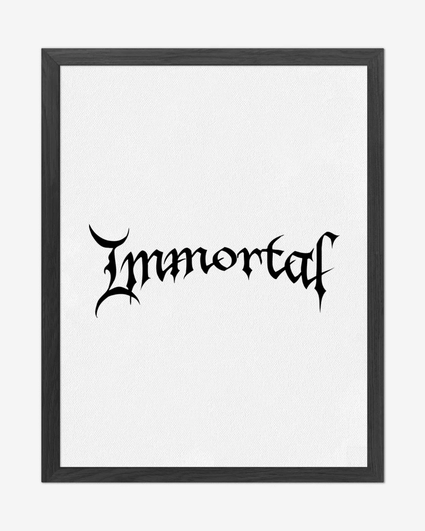 Cuadro decorativo Immortal Logo II