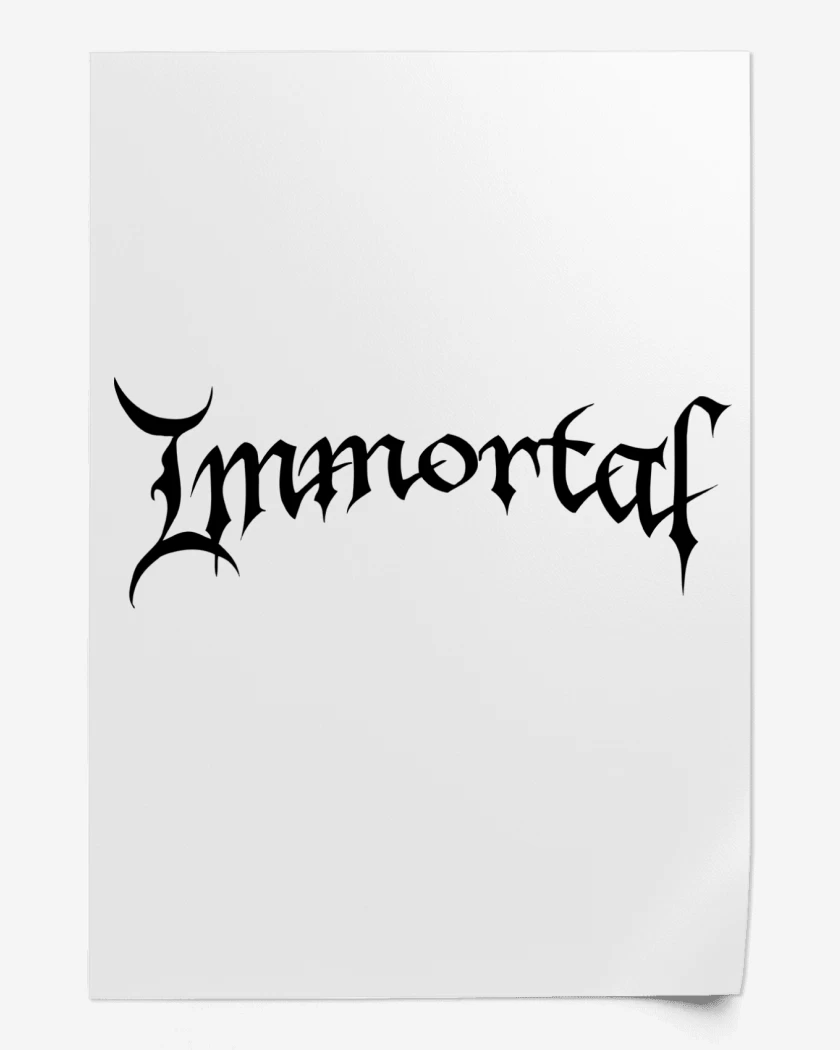 Print Immortal Logo II