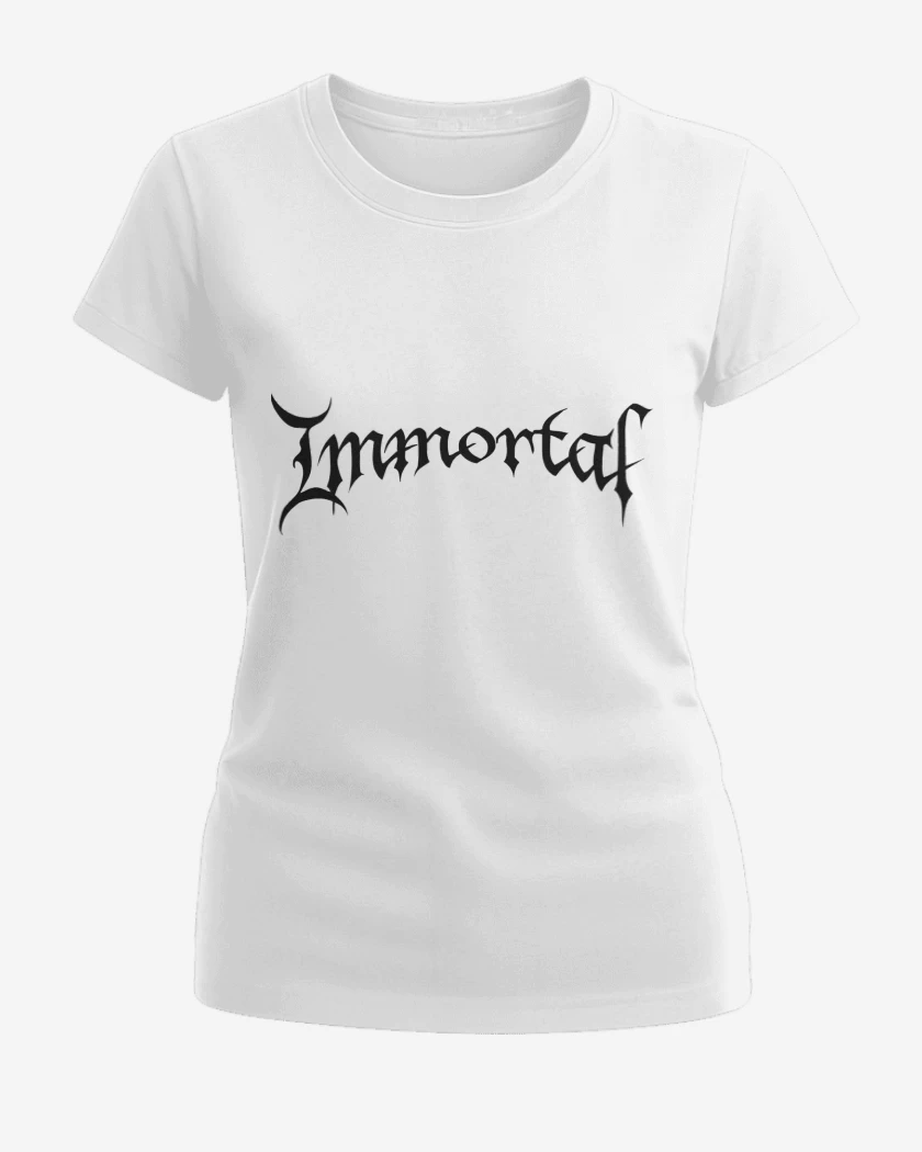 Polera de Mujer Blanco de Immortal Logo II