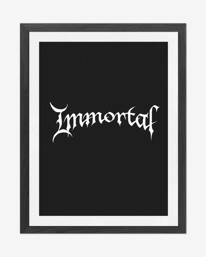 Cuadro decorativo Immortal Logo II B