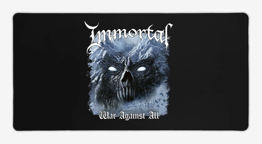 Mouse pad Gamer Negro de Immortal War Against All