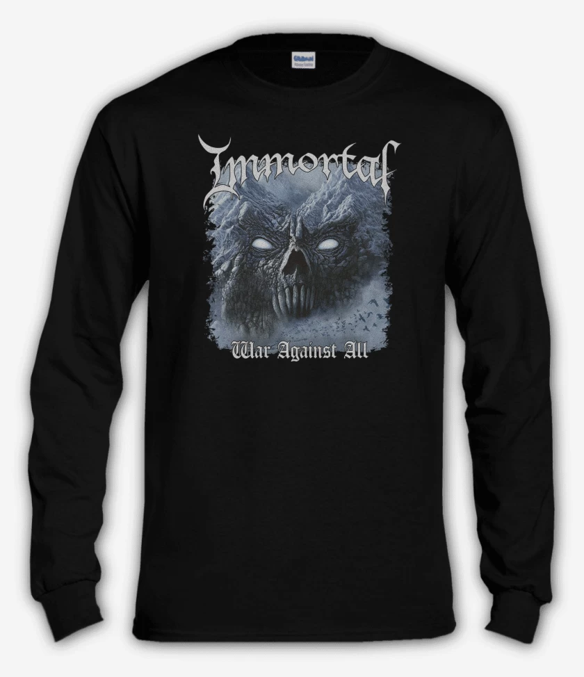 Polera manga larga Negro de Immortal War Against All