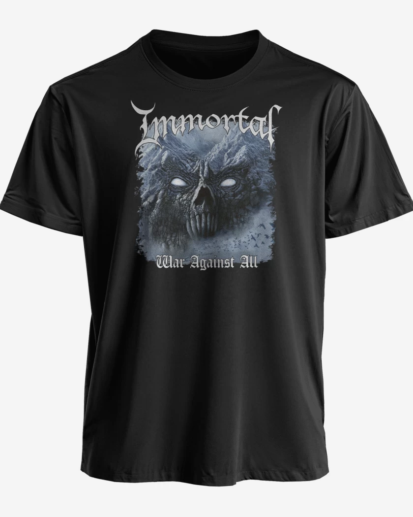 Polera premium Negro de Immortal War Against All