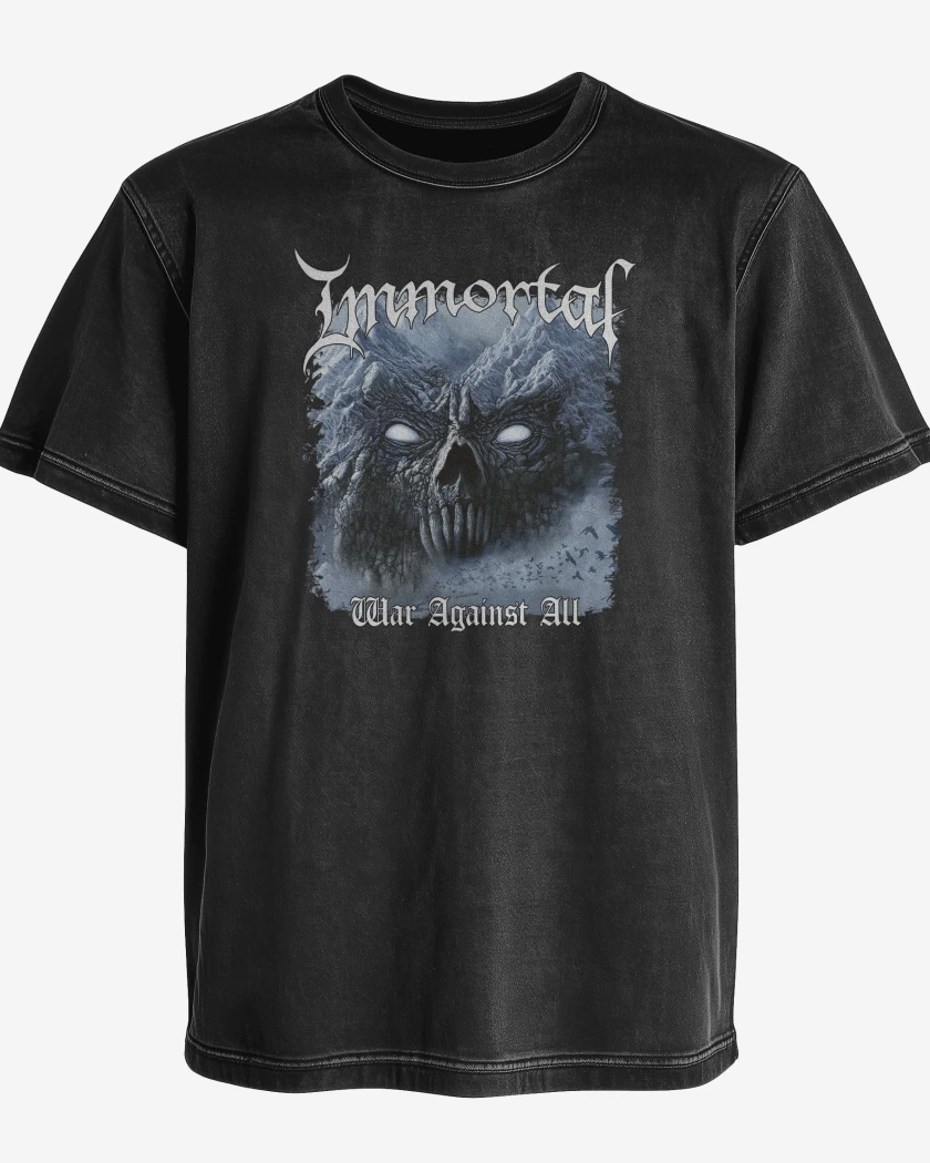 Polera desgastada Immortal War Against All